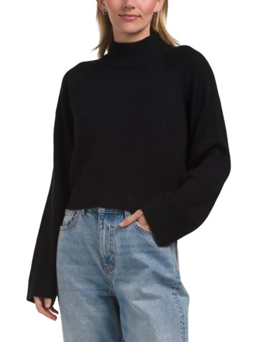 VELVET HEART Oaklynn Mock Neck Sweater